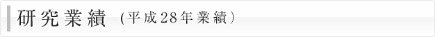 研究実績